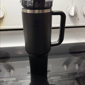 Stanley Matte Black Travel Tumbler with Handle